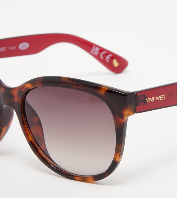 Nine West  Sunglasses - Brown Square Sunglasses