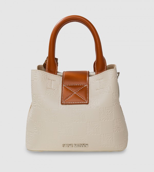 Steve Madden Steve Madden - Beige Satchel Bag
