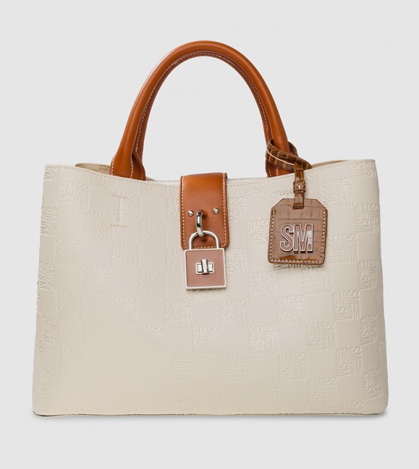 Steve Madden  Tote Bags - Beige Tote Bag