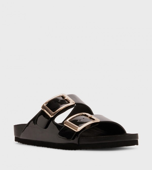 Steve Madden Steve Madden - Black Flat Sandals