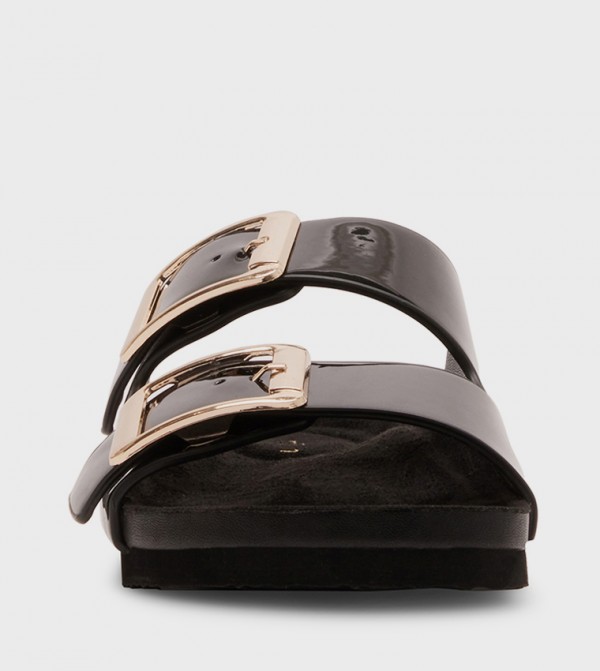 Steve Madden Steve Madden - Black Flat Sandals