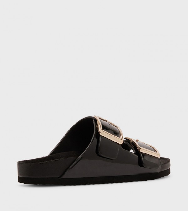Steve Madden Steve Madden - Black Flat Sandals