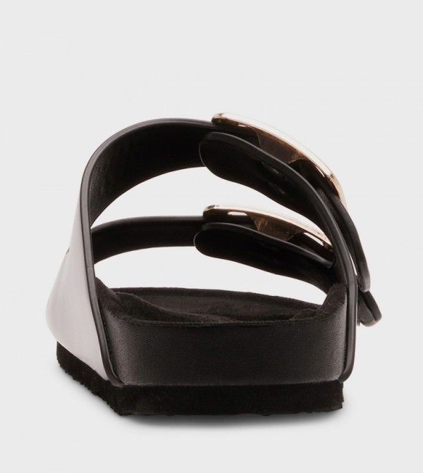 Steve Madden Steve Madden - Black Flat Sandals