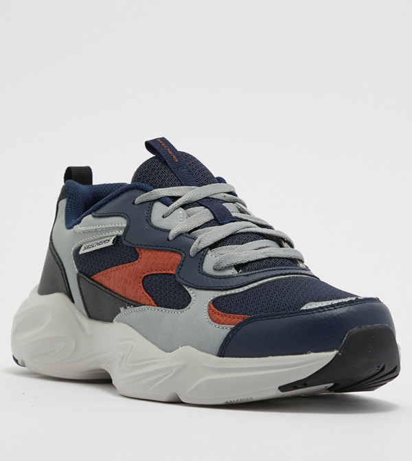 سكيتشرز cc576e88-7ff2-4be6-b8ab-1d9c7eae4858 - أزرق أحذية برقبة منخفضة