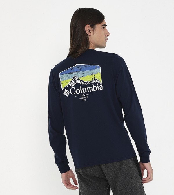 COLUMBIA COLUMBIA - Blue T-shirts