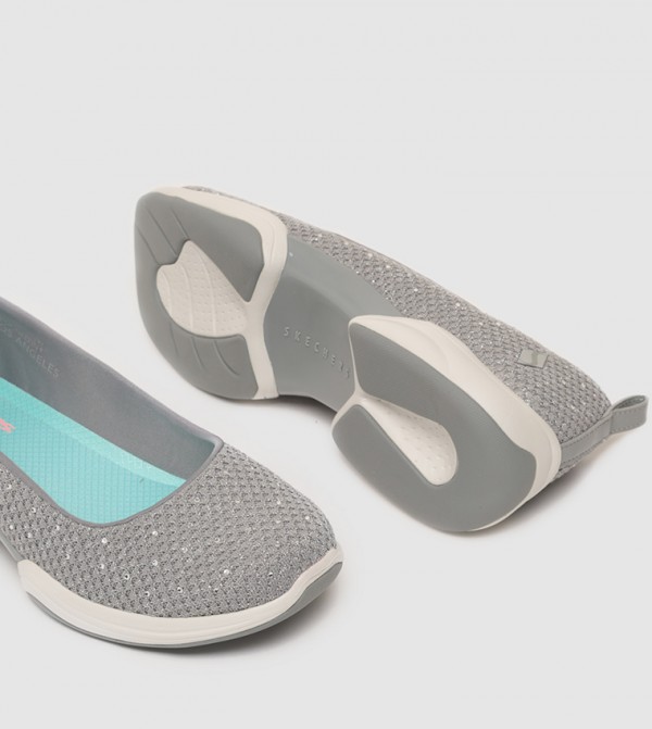 سكيتشرز - رمادي Ballarinas