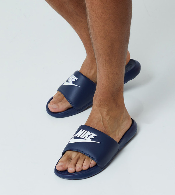 Nike sportsday-slippers - Navy Slides