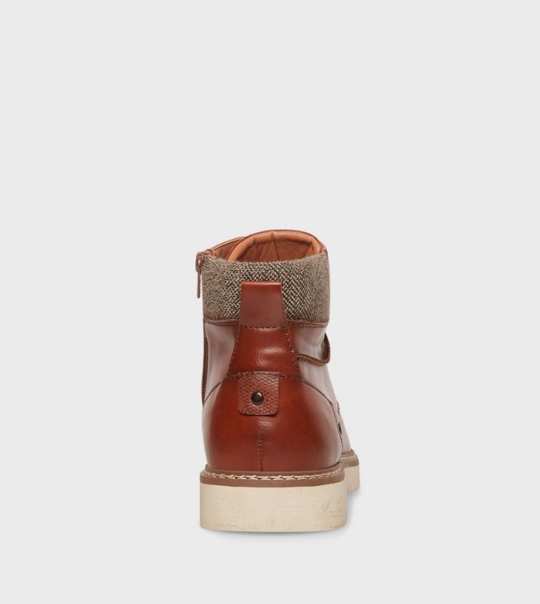 Steve Madden  Boots - Brown Lace up Boots