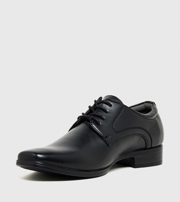 Steve Madden Formal Shoes - Black Formal Lace-Up Shoes