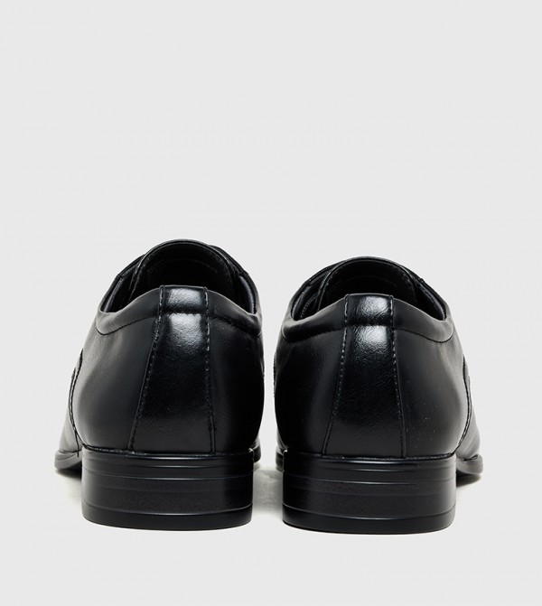 Steve Madden Formal Shoes - Black Formal Lace-Up Shoes