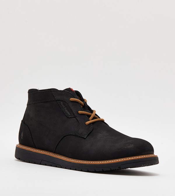 Hush Puppies  Boots - Black Chukka