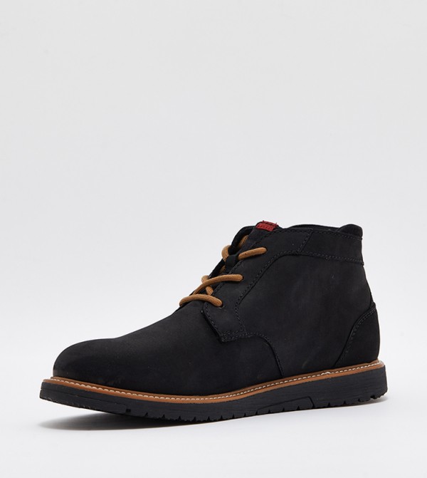 Hush Puppies  Boots - Black Chukka