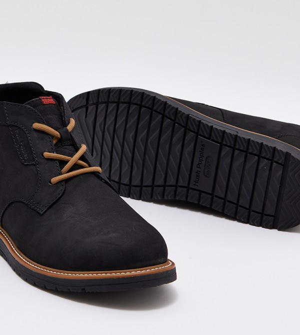 Hush Puppies  Boots - Black Chukka