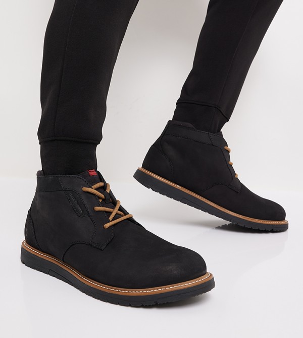 Hush Puppies  Boots - Black Chukka