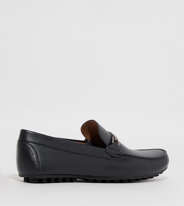 Hush Puppies  - Navy Moccasins/Loafer