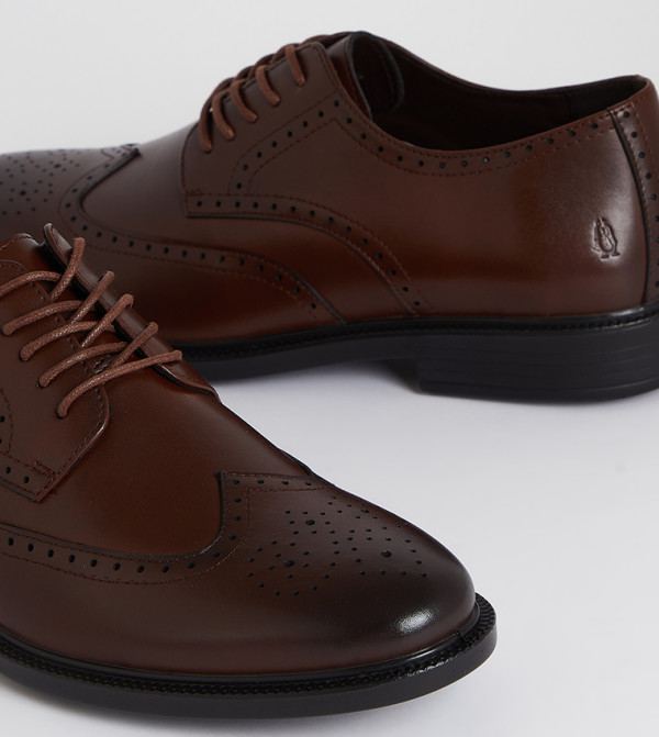 Hush Puppies Formal Shoes - Brown Formal Lace-Up Shoes