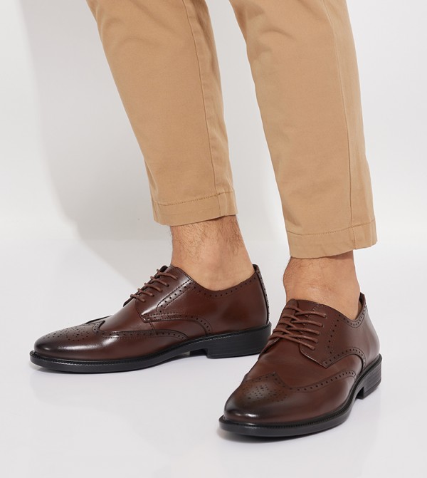 Hush Puppies Hush Puppies - Brown Formal Lace-Up Shoes