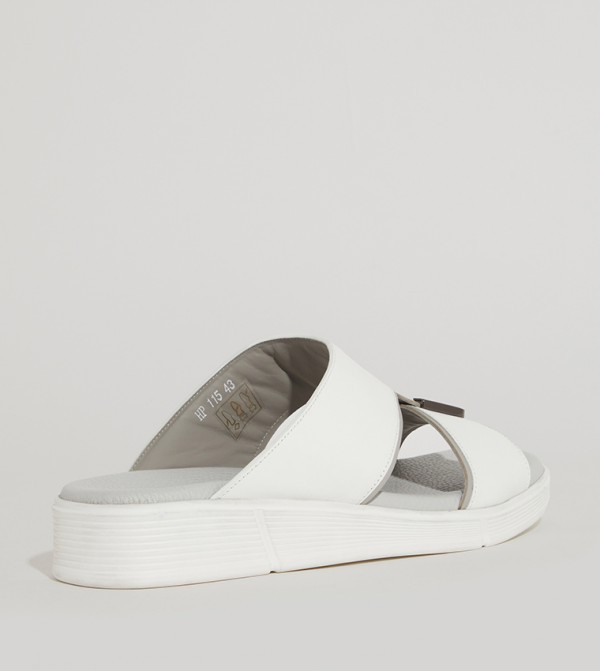 Hush Puppies  Arabic Sandals - White Arabic Sandals