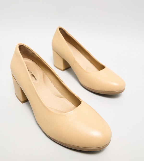 Hush Puppies Hush Puppies - Beige Pumps