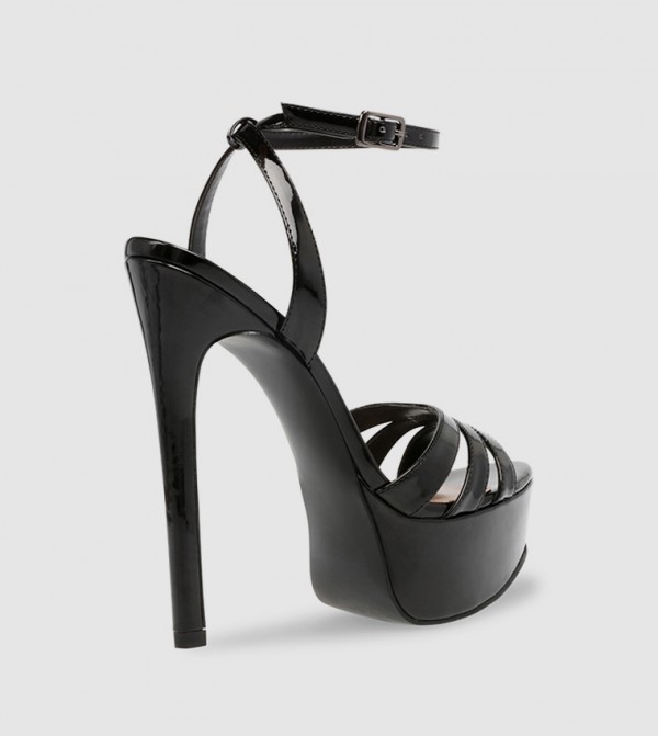Steve Madden  Sandals - Black Heeled Sandals