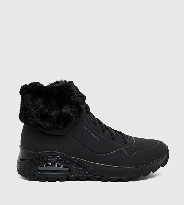 Skechers Boots - Black Ankle length Boots