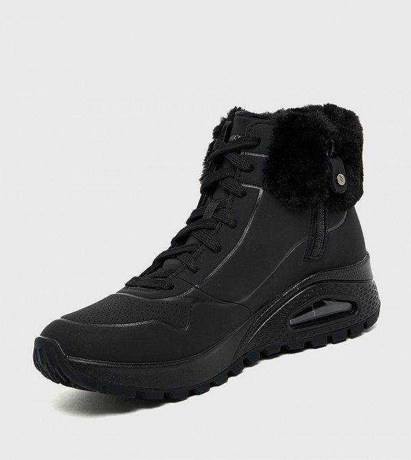 Skechers Boots - Black Ankle length Boots