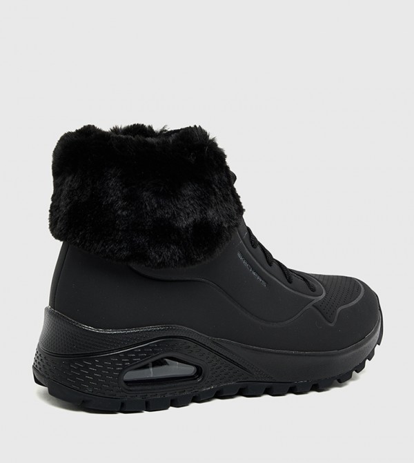 Skechers Boots - Black Ankle length Boots