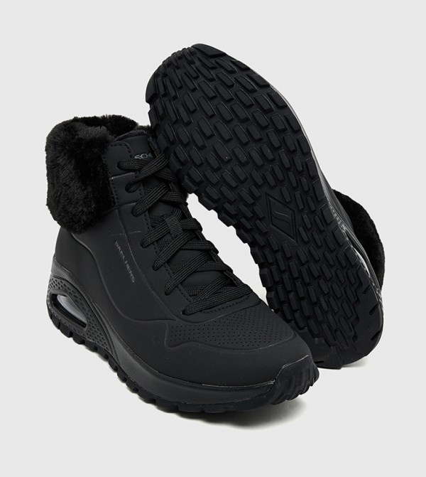 Skechers Boots - Black Ankle length Boots