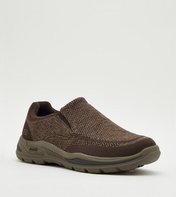 Skechers  Slip-ons - Brown Casual Slip on