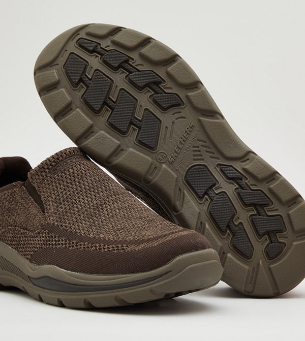 Skechers  Slip-ons - Brown Casual Slip on