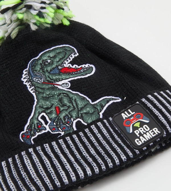 The Children's Place The Children's Place - Black Caps & Mittens