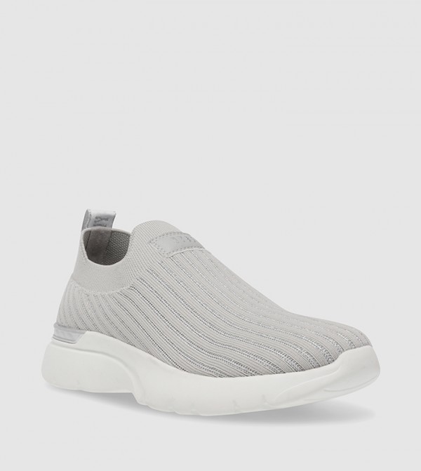 Steve Madden  Shoes - Grey Slip-ons