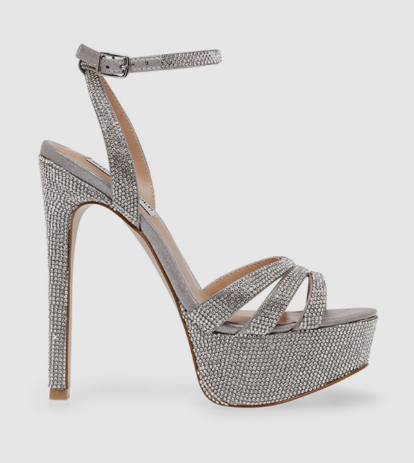 Steve Madden Steve Madden - Silver Heeled Sandals