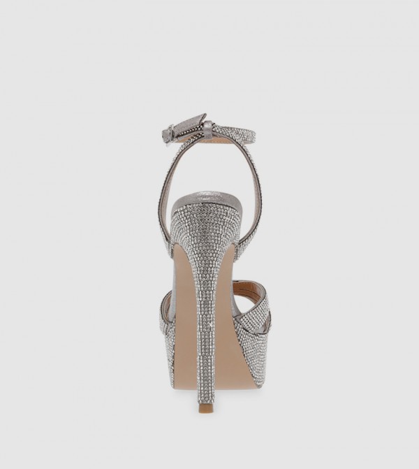 Steve Madden Steve Madden - Silver Heeled Sandals