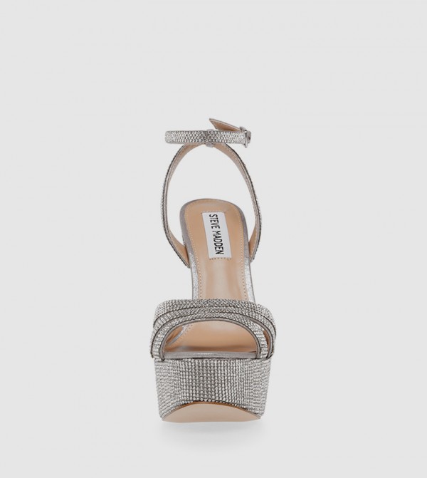 Steve Madden Steve Madden - Silver Heeled Sandals