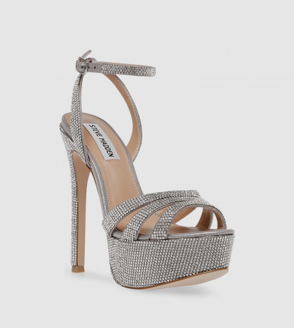 Steve Madden Steve Madden - Silver Heeled Sandals