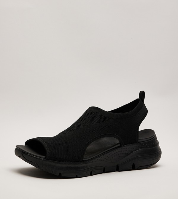سكيتشرز سكيتشرز - أسود Flat Sandals