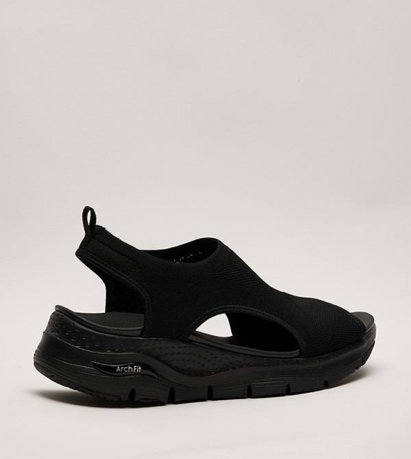 سكيتشرز سكيتشرز - أسود Flat Sandals