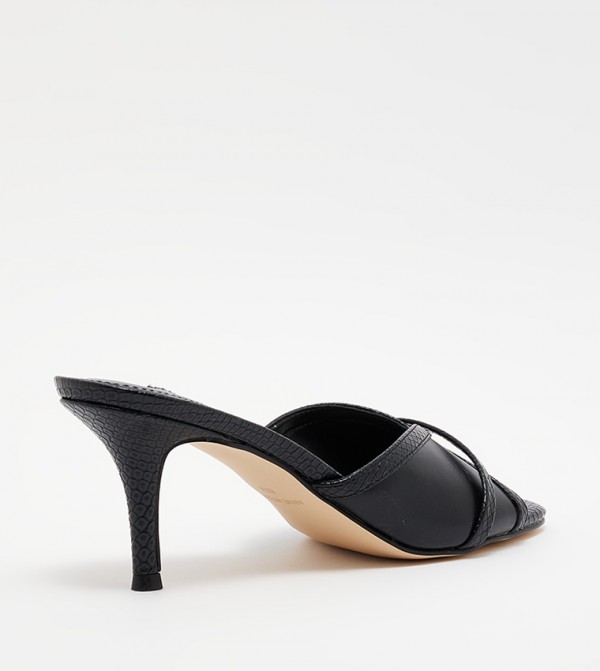 Nine West  - Black Heeled Sandals