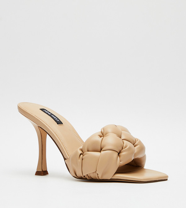 ناين وست ninewest-currently-covering - بيج Heeled Sandals