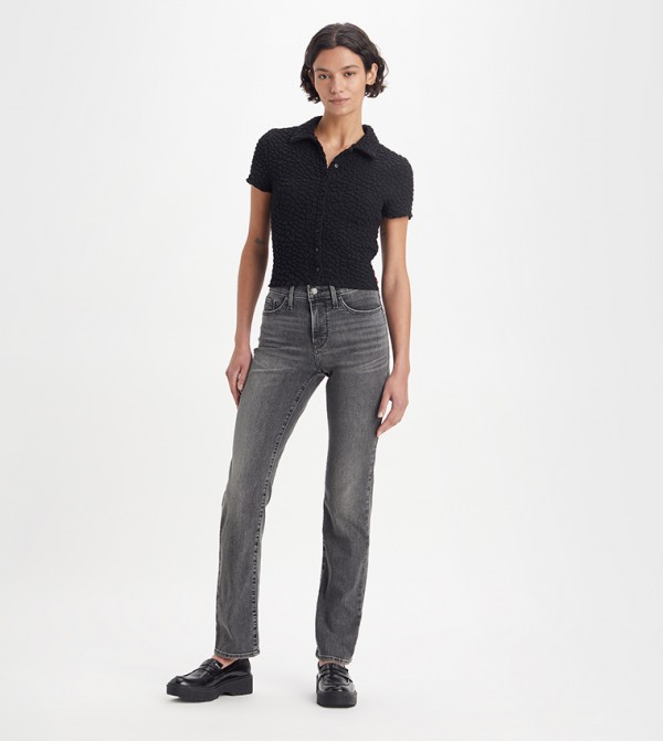 ليفايز  بناطيل جينز - أسود Straight Jeans