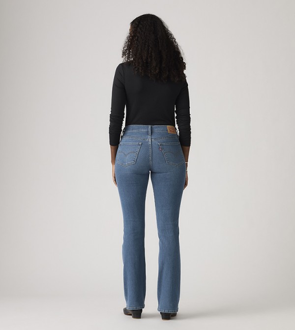 ليفايز  جينز بقصة بوت - أزرق جينز بقصة بوت