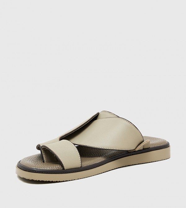Steve Madden  Casual Sandals - Sand Leather Belts