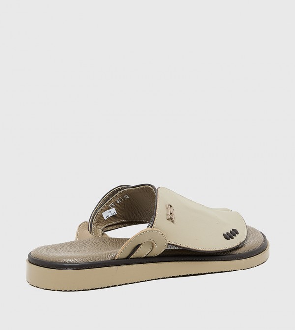 Steve Madden  Casual Sandals - Sand Leather Belts