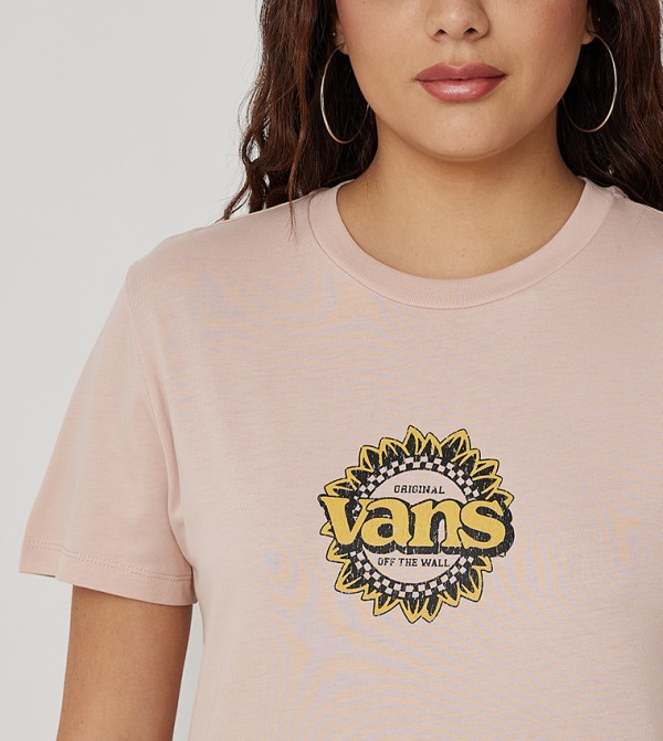 Vans  - Pink Casual T-Shirts