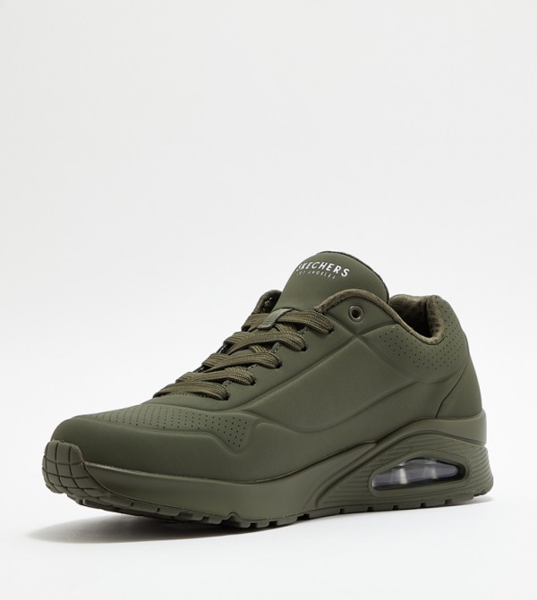 Skechers  Sneakers - Dark Green Low Top