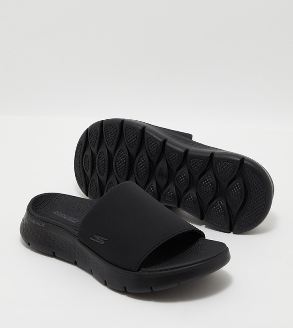 Skechers  Flip flops and Slides - Black Casual Sandals