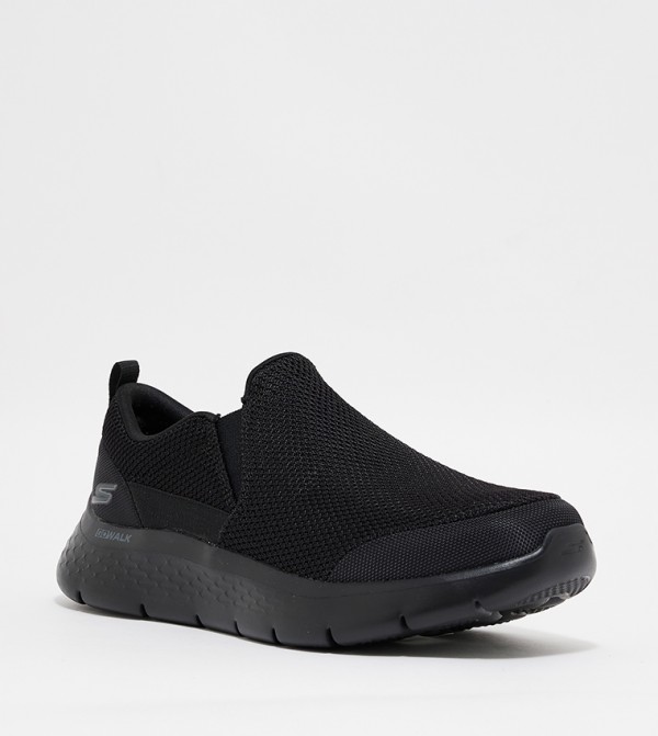 Skechers  Walking Shoes - Black Walking Shoes