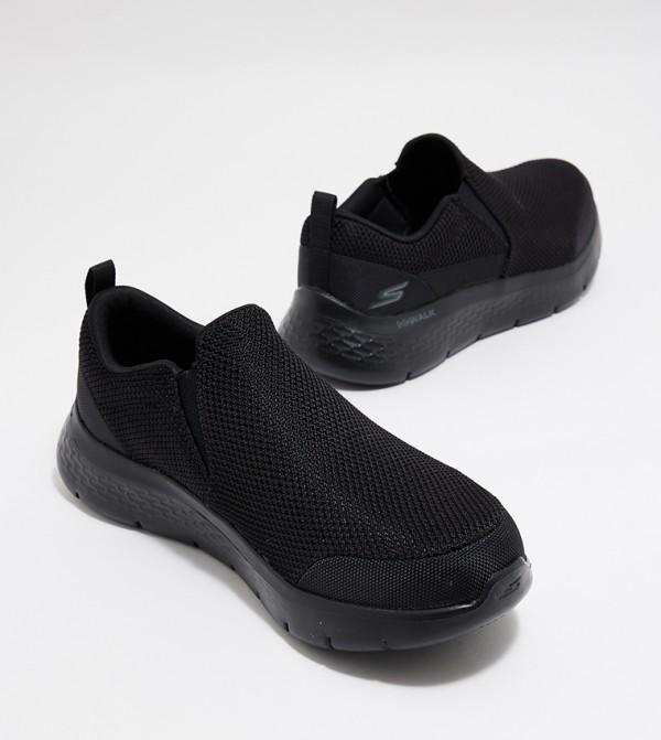 Skechers  Walking Shoes - Black Walking Shoes