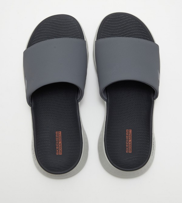 Skechers  Flip flops and Slides - Grey Slides
